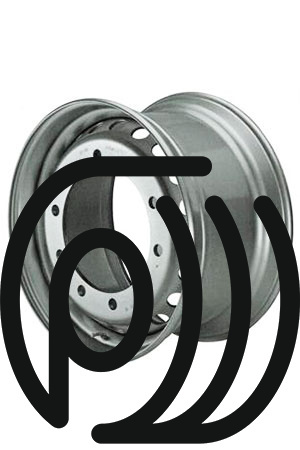 грузовой диск asterro m22 11,75x22,5 10x335 et 120 dia 281 2244f