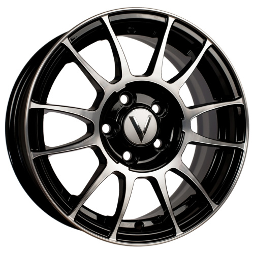 диск вектор vector к37 6x14 4x98 et 35 dia 58.5 (алмаз черный)